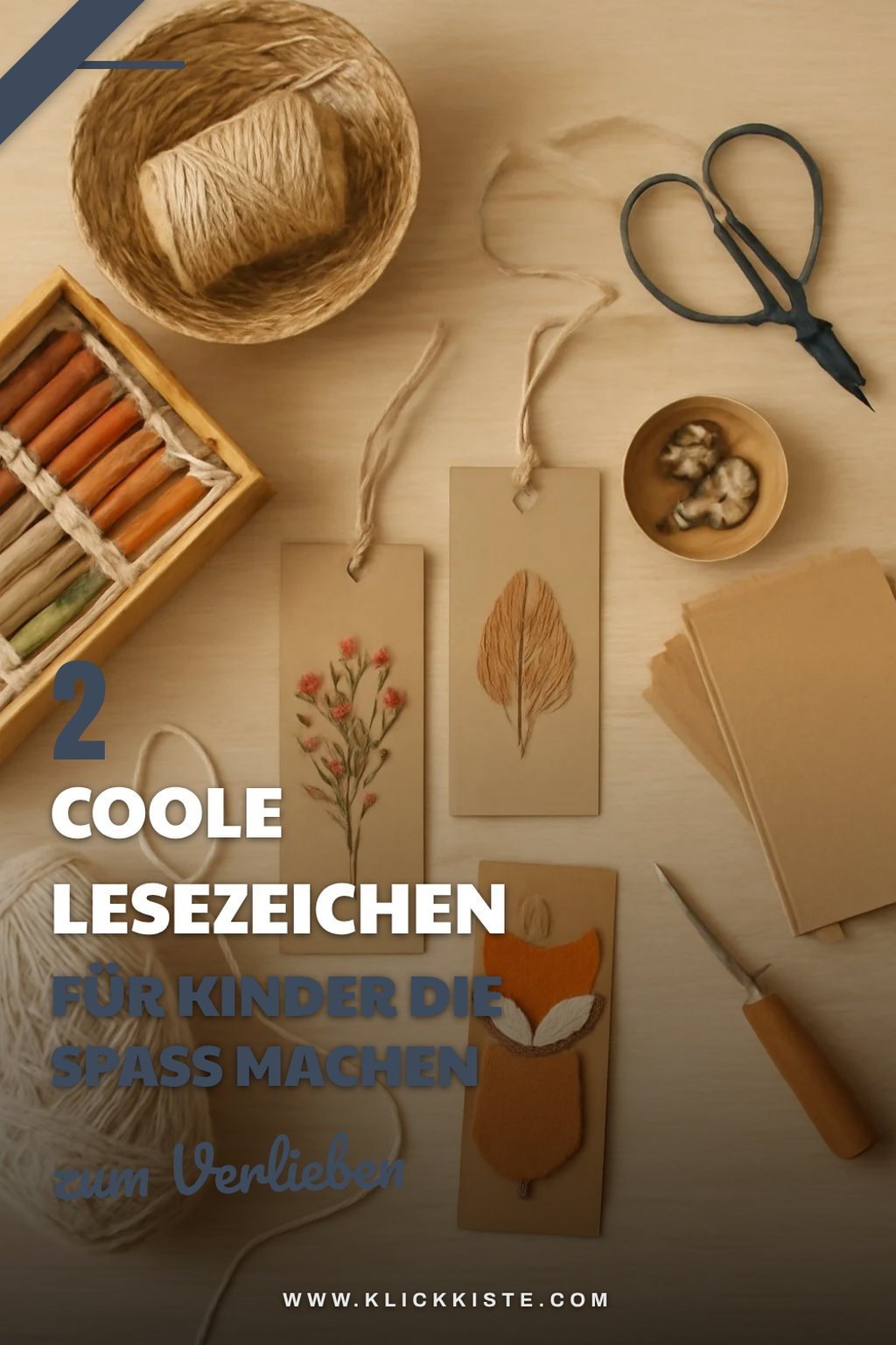 Lesezeichen für Kinder: 4 kreative Ideen