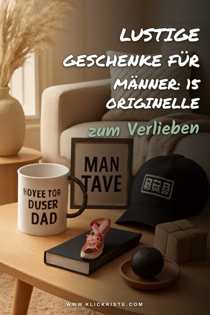 Lustige Geschenke für Männer: 15 originelle Ideen für 2026