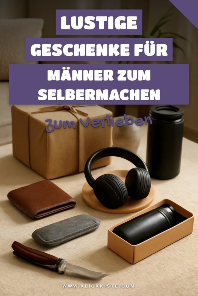 Lustige Geschenke für Männer zum Selbermachen: 12 kreative Ideen zum Selbermachen