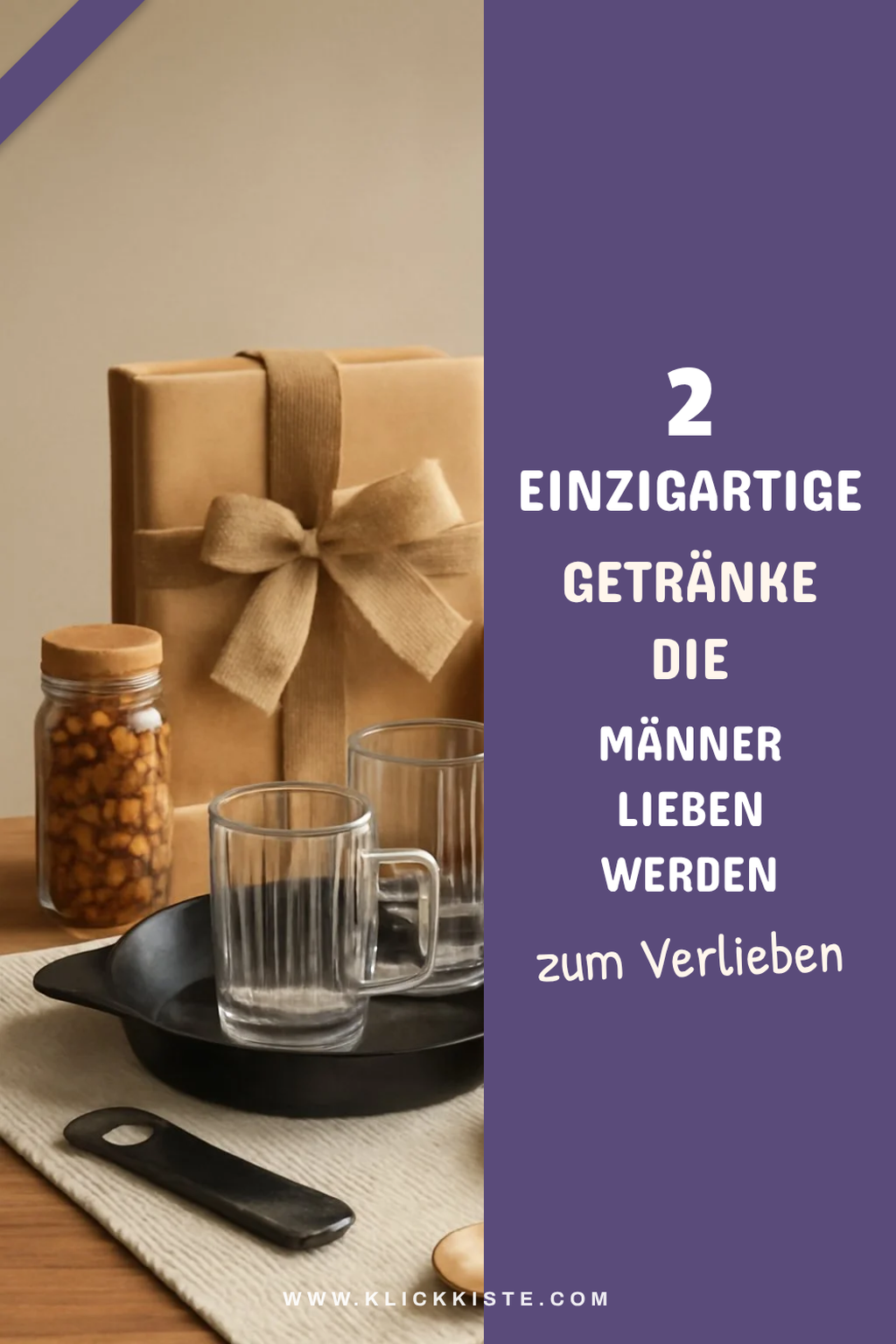 Einzigartige Getränke zum Verschenken