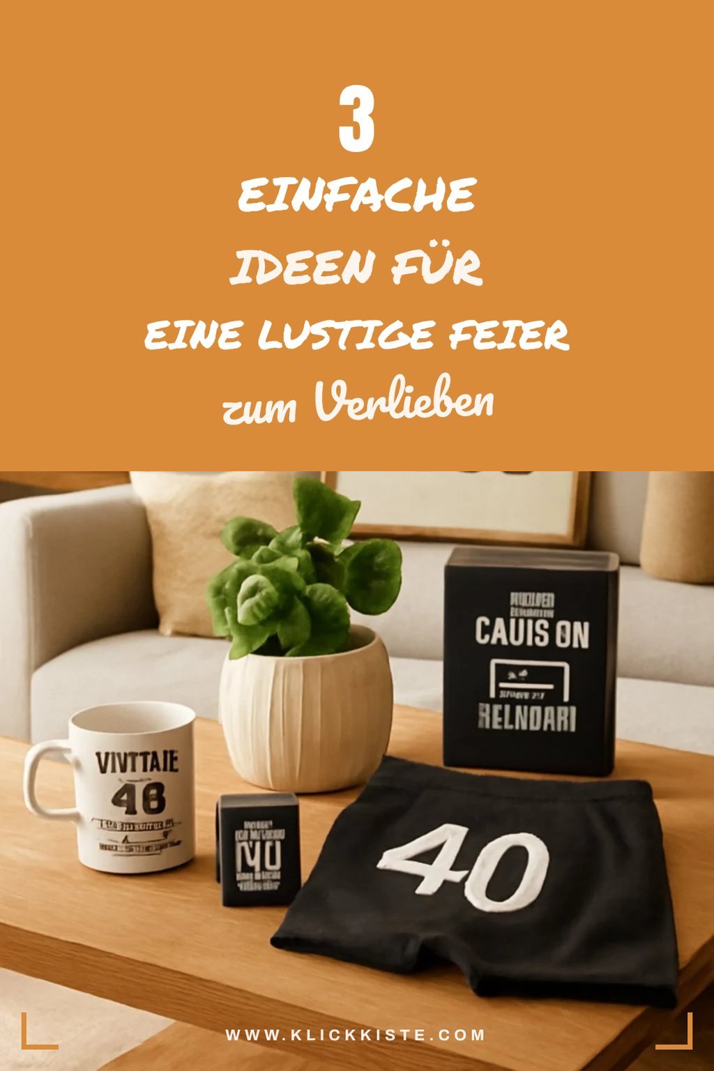 Einfache Geschenkideen für eine lustige Feier