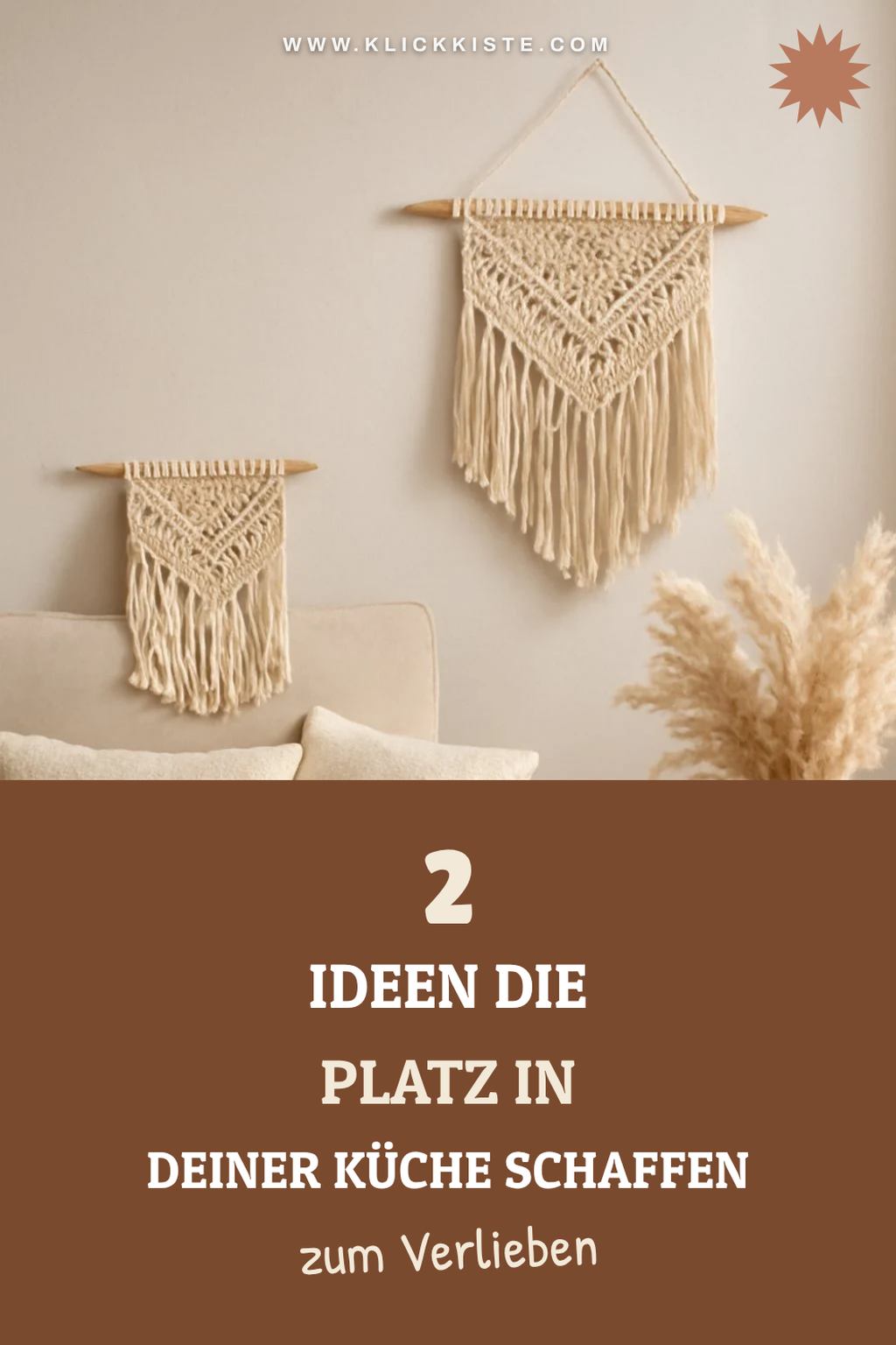Kreative Aufbewahrungslösungen mit Makramee