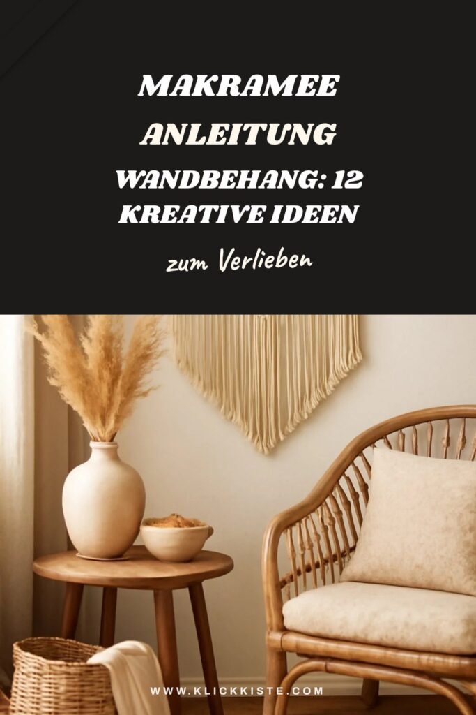 Makramee Anleitung Wandbehang: 12 kreative Ideen zum Selbermachen