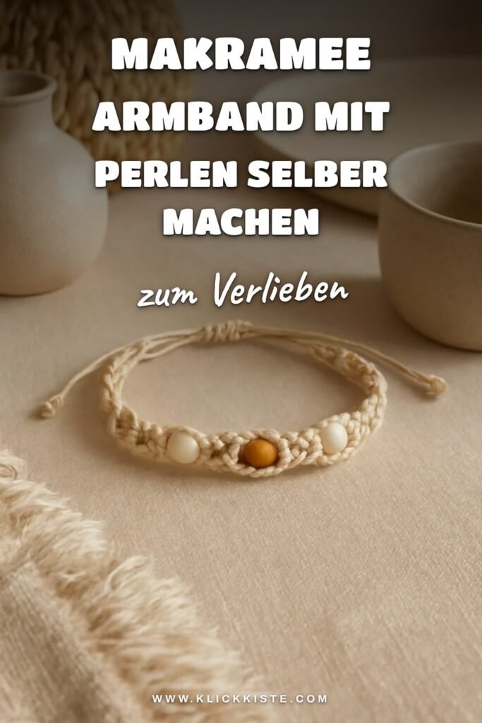 Makramee Armband mit Perlen Selber Machen: 12 kreative Ideen zum Selbermachen