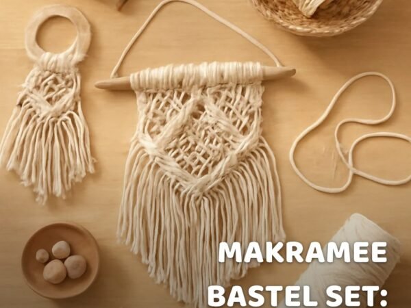 Makramee Bastel Set: 12 kreative Ideen zum Selbermachen