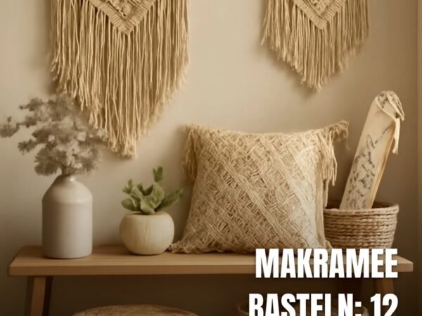 Makramee Basteln: 12 kreative Ideen zum Selbermachen