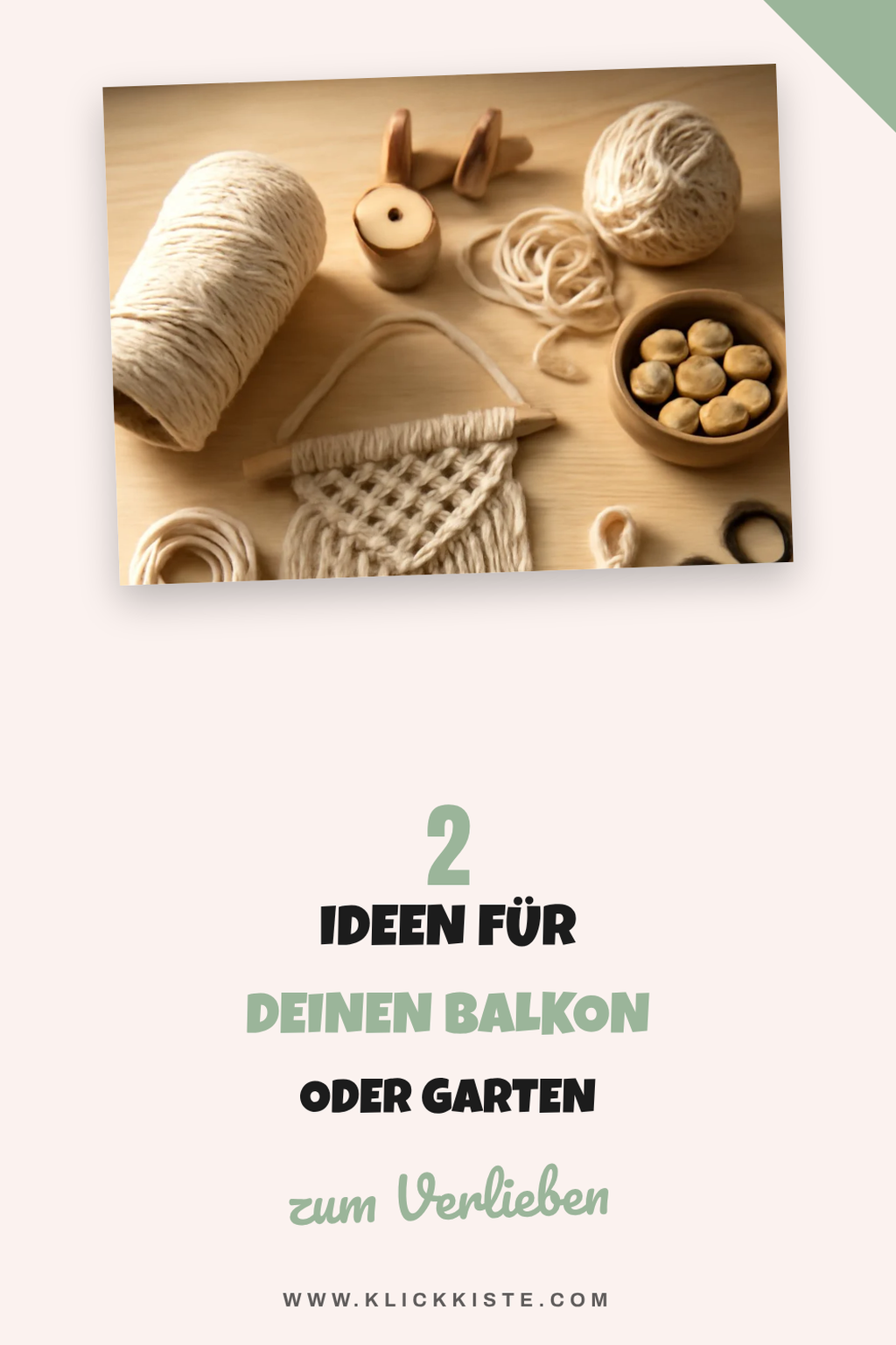 Makramee für den Außenbereich nutzen