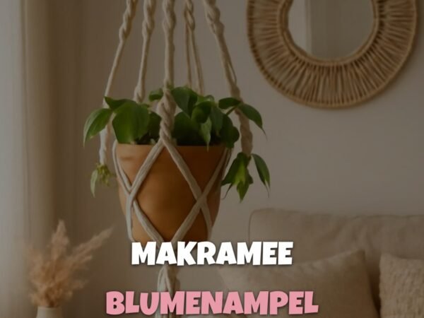 Makramee Blumenampel Anleitung Pdf Kostenlos: 12 kreative Ideen zum Selbermachen