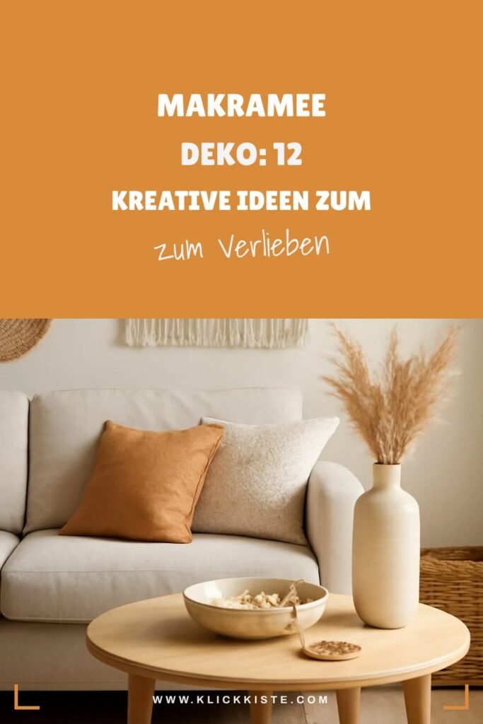 Makramee Deko: 12 kreative Ideen zum Selbermachen