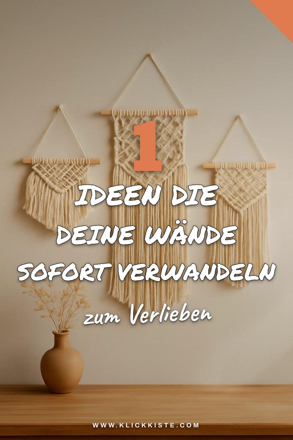 So gestaltest du deine Wände mit 3 einfachen Makramee-Dekos