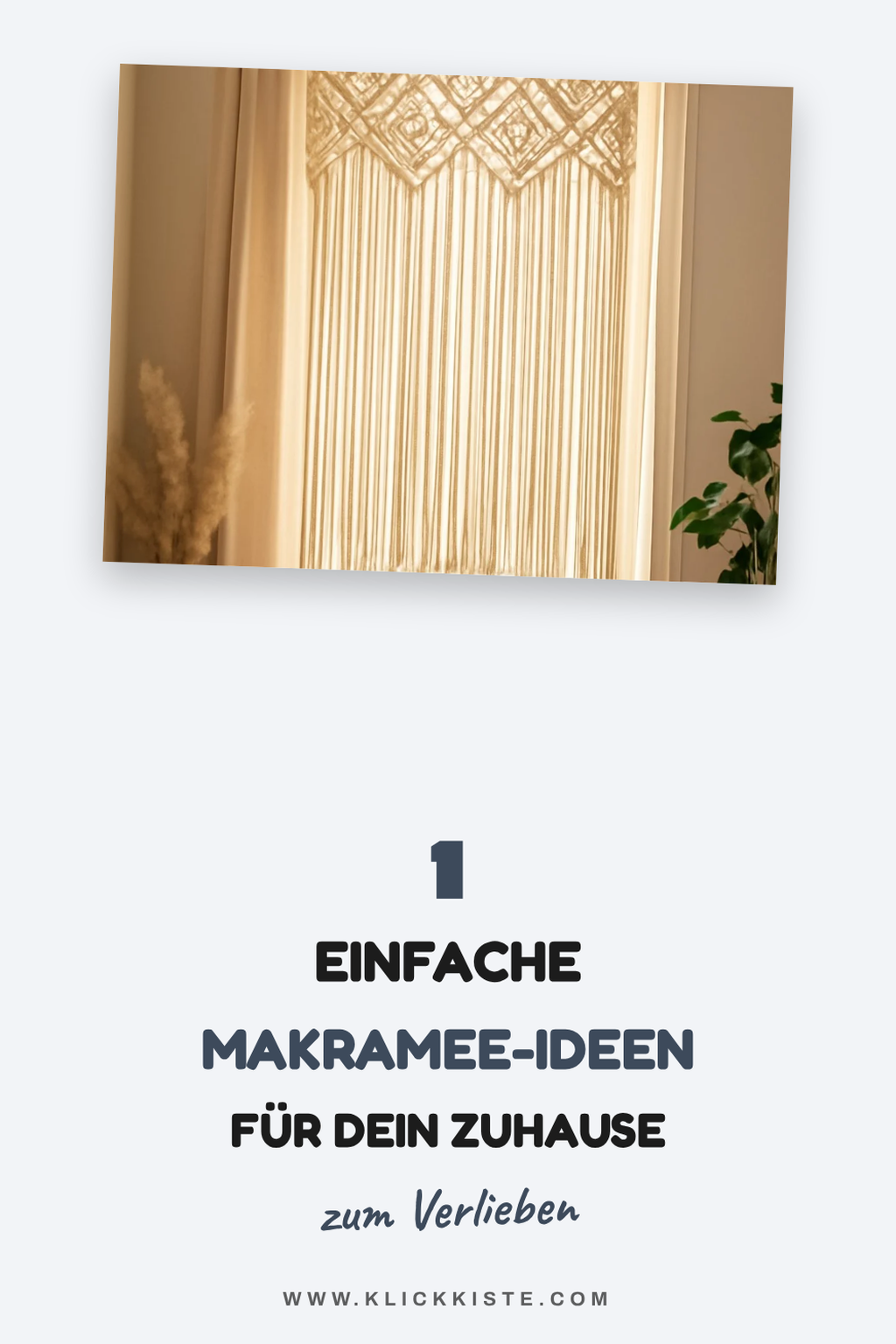 Einfache Makramee-Projekte für Anfänger