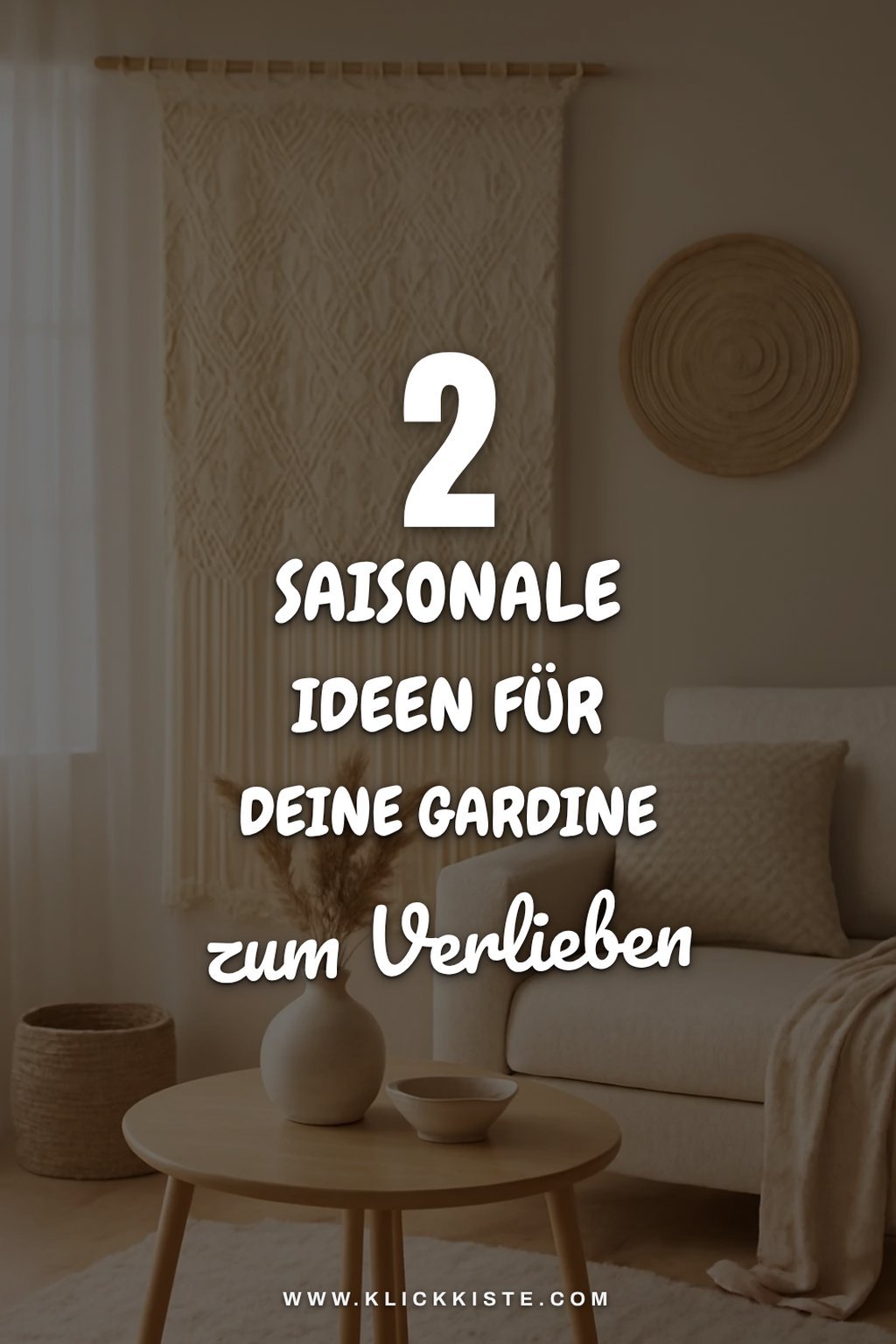 DIY Makramee Gardinen für jede Jahreszeit