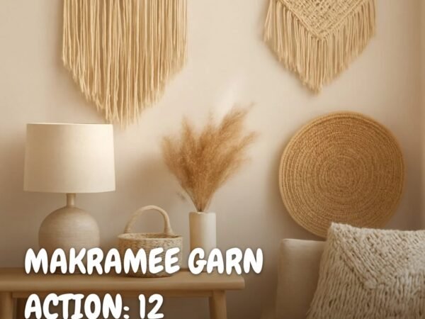 Makramee Garn Action: 12 kreative Ideen zum Selbermachen