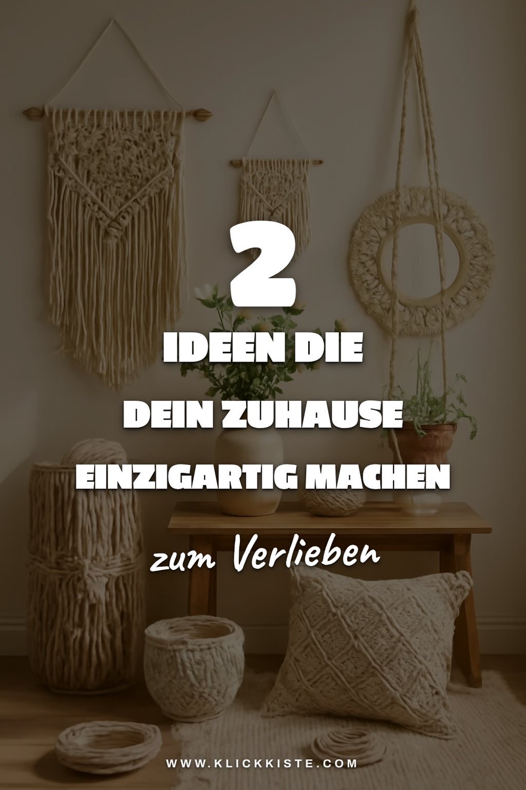 12 kreative Makramee Projekte für dein Zuhause