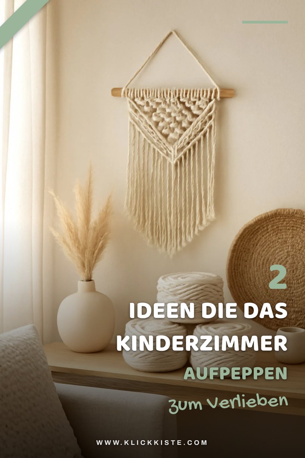 Makramee für den perfekten Kinderzimmer-Look