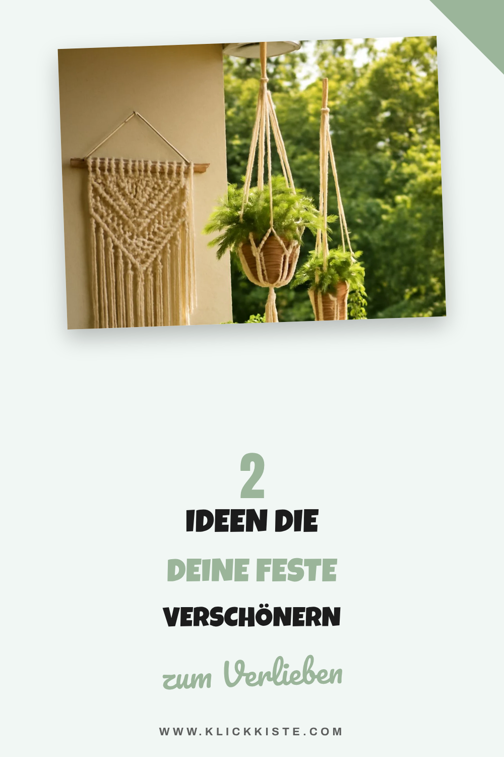 Makramee für Feste und Anlässe