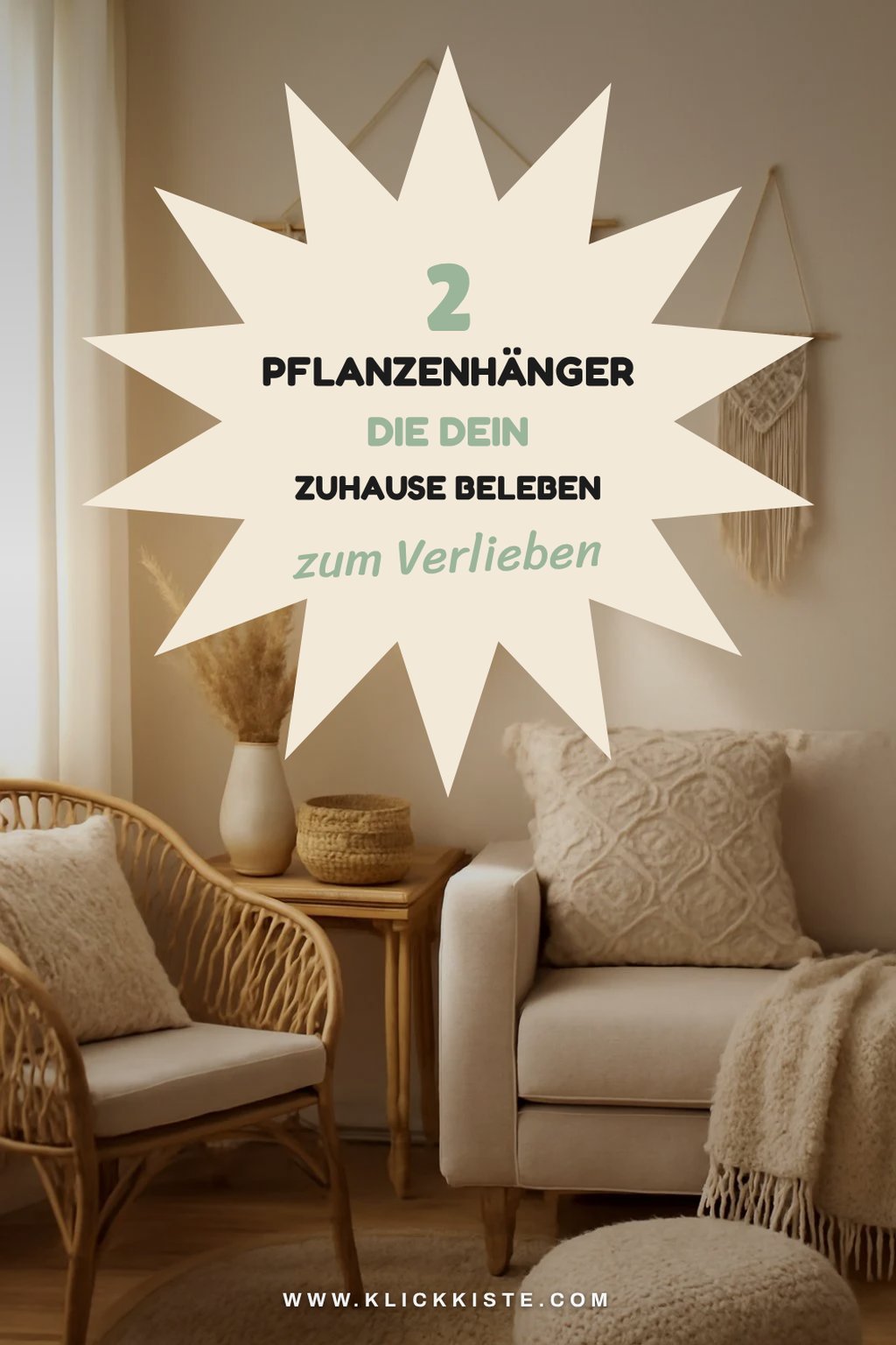 Makramee Pflanzenhänger für grüne Akzente