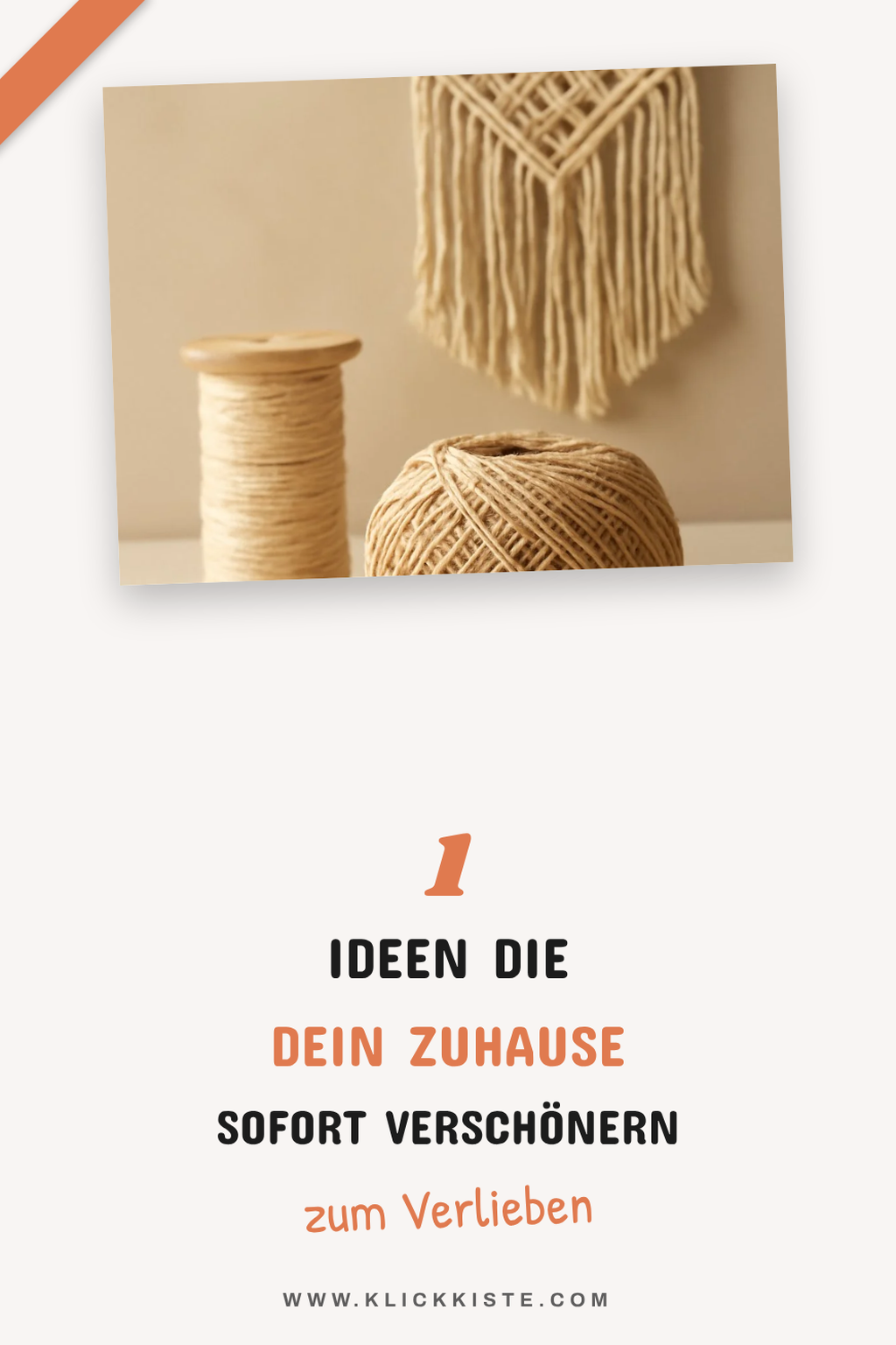 So gestaltest du mit Makramee Garn deine Wohnung kreativ