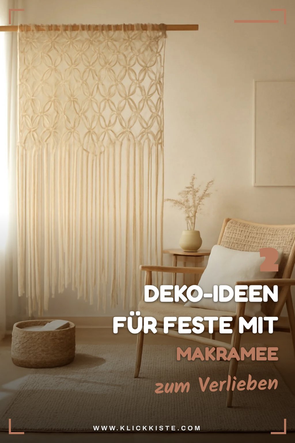 Deko-Ideen für besondere Anlässe mit Makramee