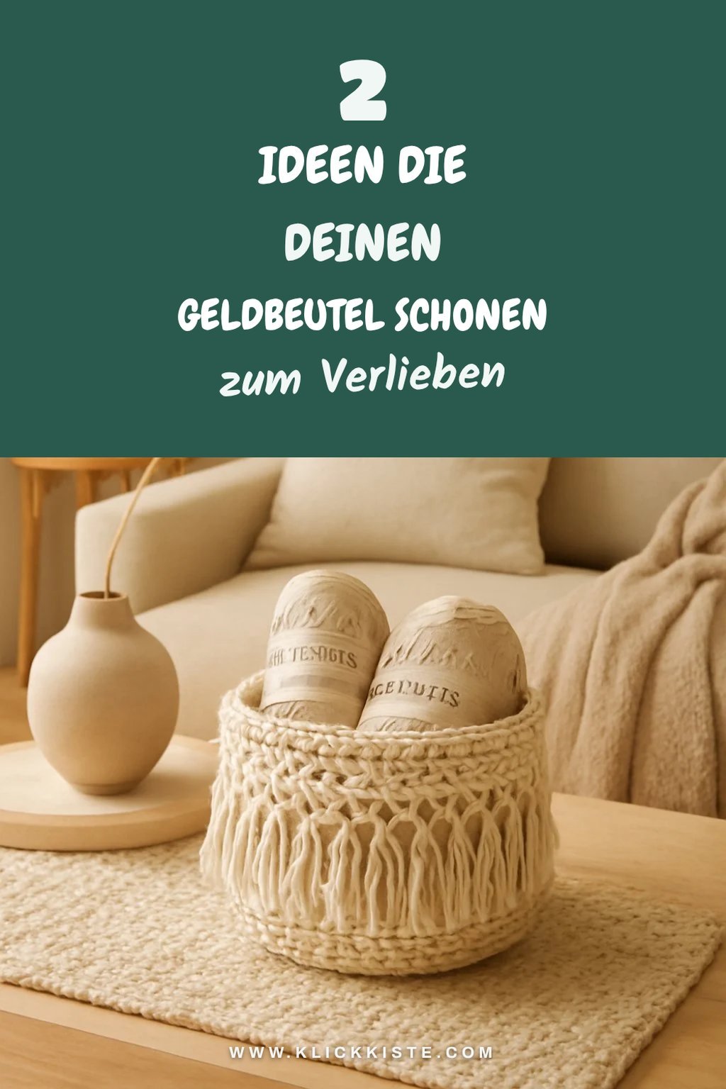 Wie du mit Makramee Garn Geld sparen kannst