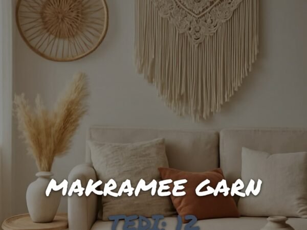 Makramee Garn Tedi: 12 kreative Ideen zum Selbermachen