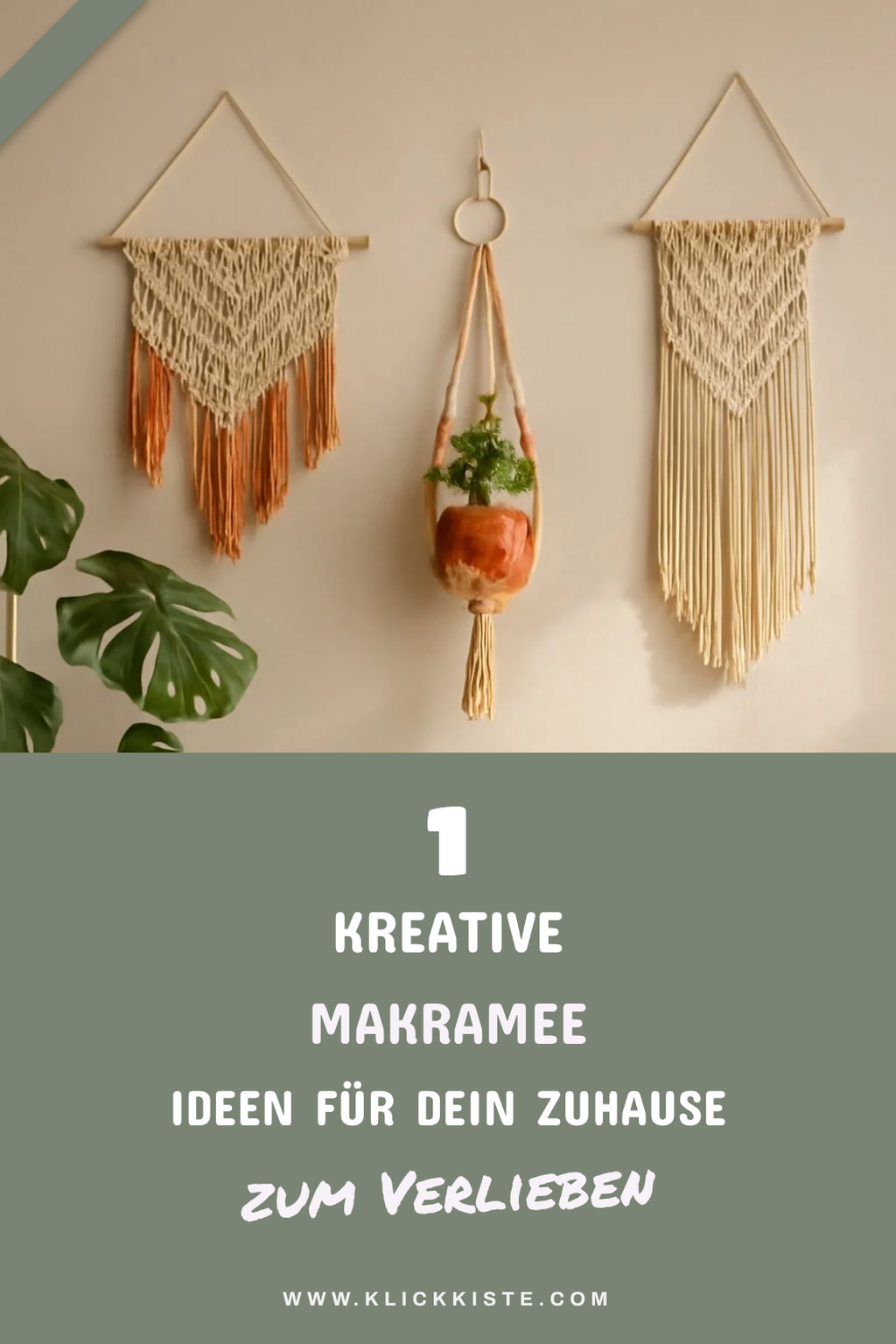 Diese 3 Makramee Ideen für Anfänger bringen Farbe in dein Zuhause