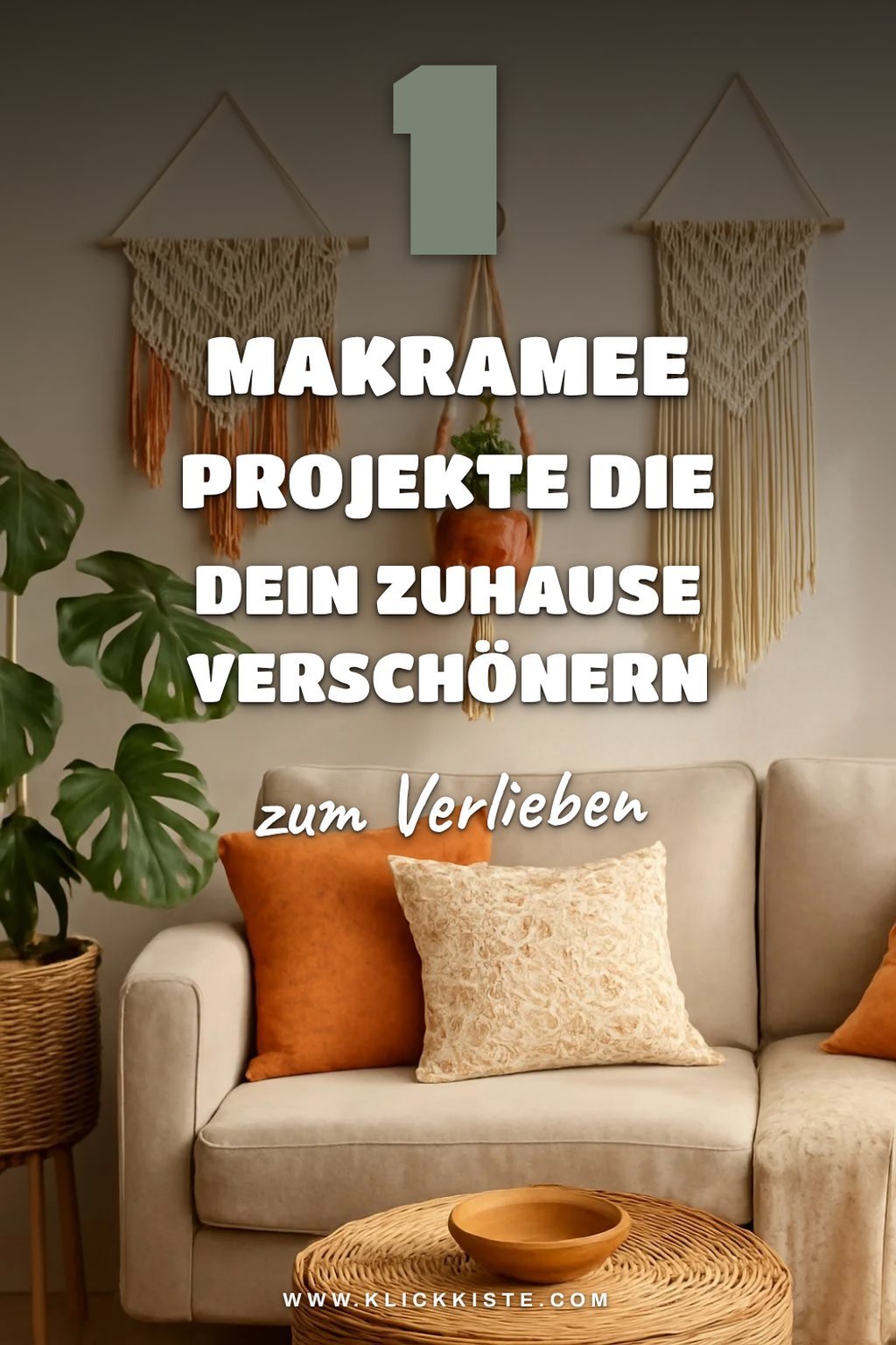 5 kreative Makramee Projekte für dein Zuhause