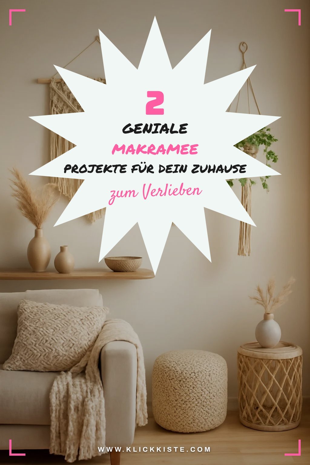 12 Makramee Ideen für dein Zuhause