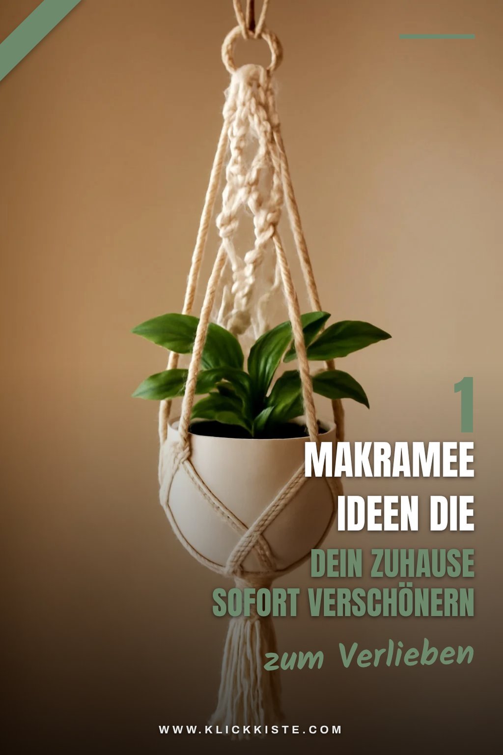 So gestaltest du mit Makramee Knoten dein Zuhause kreativ