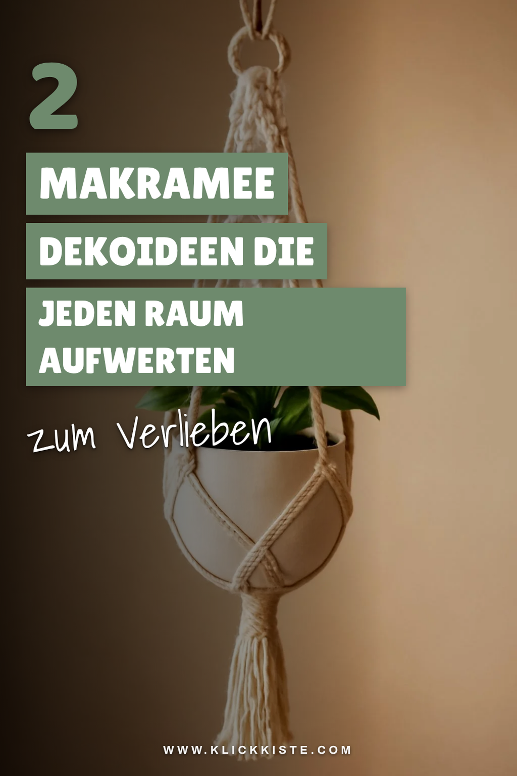 Makramee Deko für jeden Raum