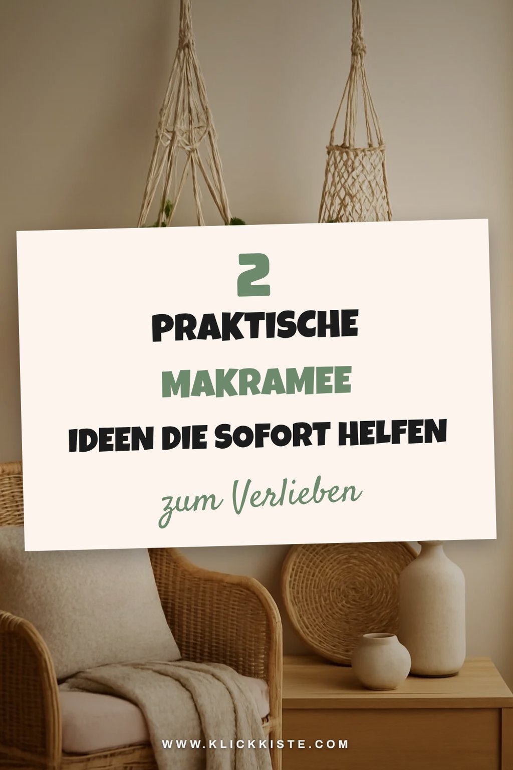 Praktische Makramee Ideen für dein Zuhause