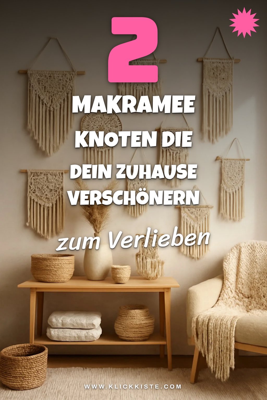 12 kreative Makramee Knoten für dein Zuhause
