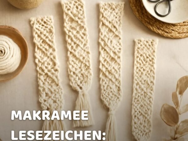 Makramee Lesezeichen: 12 kreative Ideen zum Selbermachen