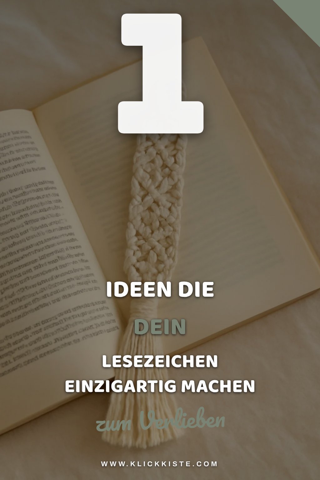 So gestaltest du kreative Makramee Lesezeichen