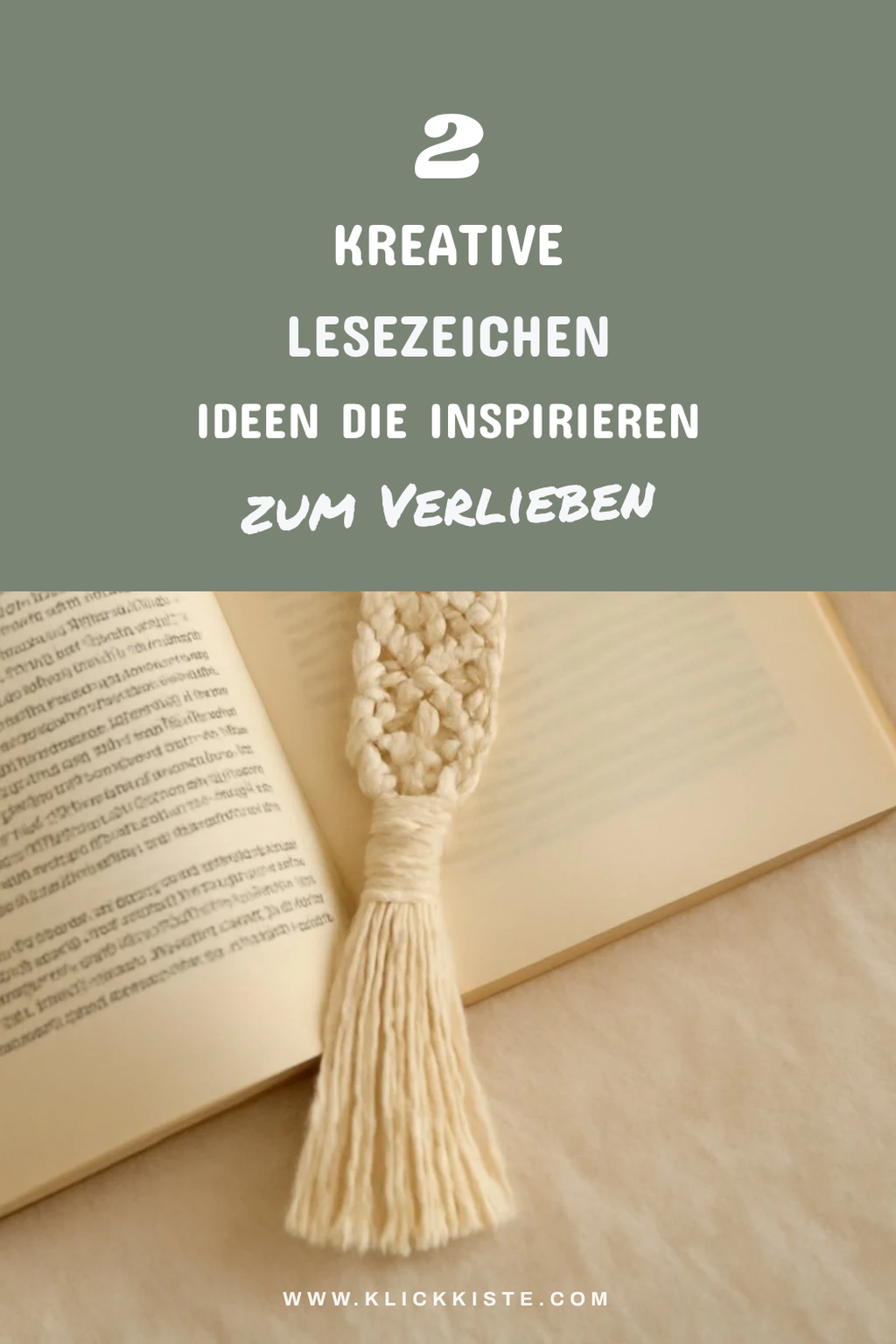 Wie du mit Makramee deine Bücher stilvoll markierst