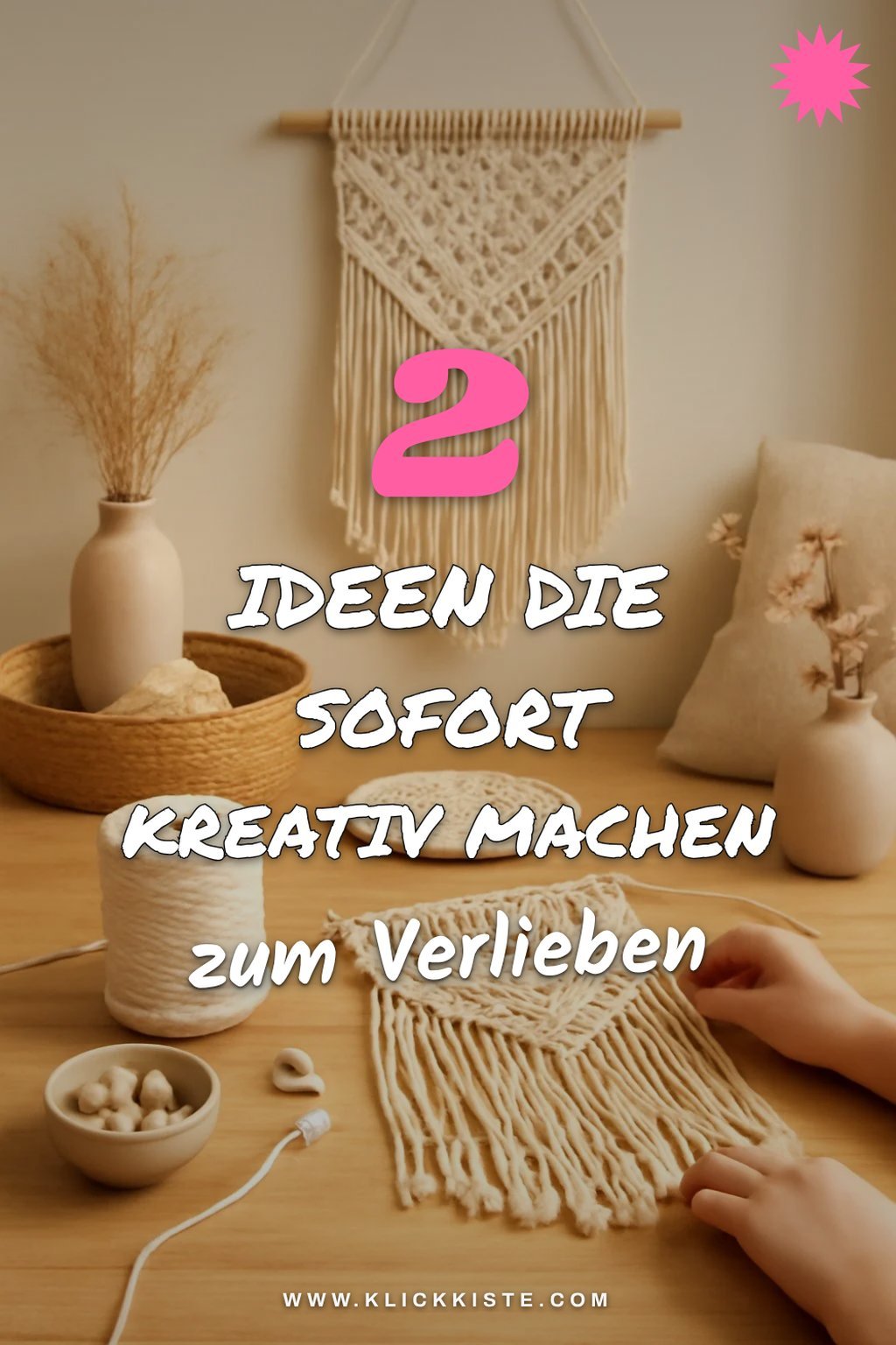So machst du mit Kindern tolle Makramee-Projekte