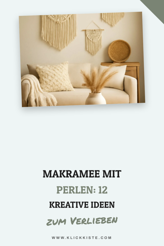 Makramee mit Perlen: 12 kreative Ideen zum Selbermachen