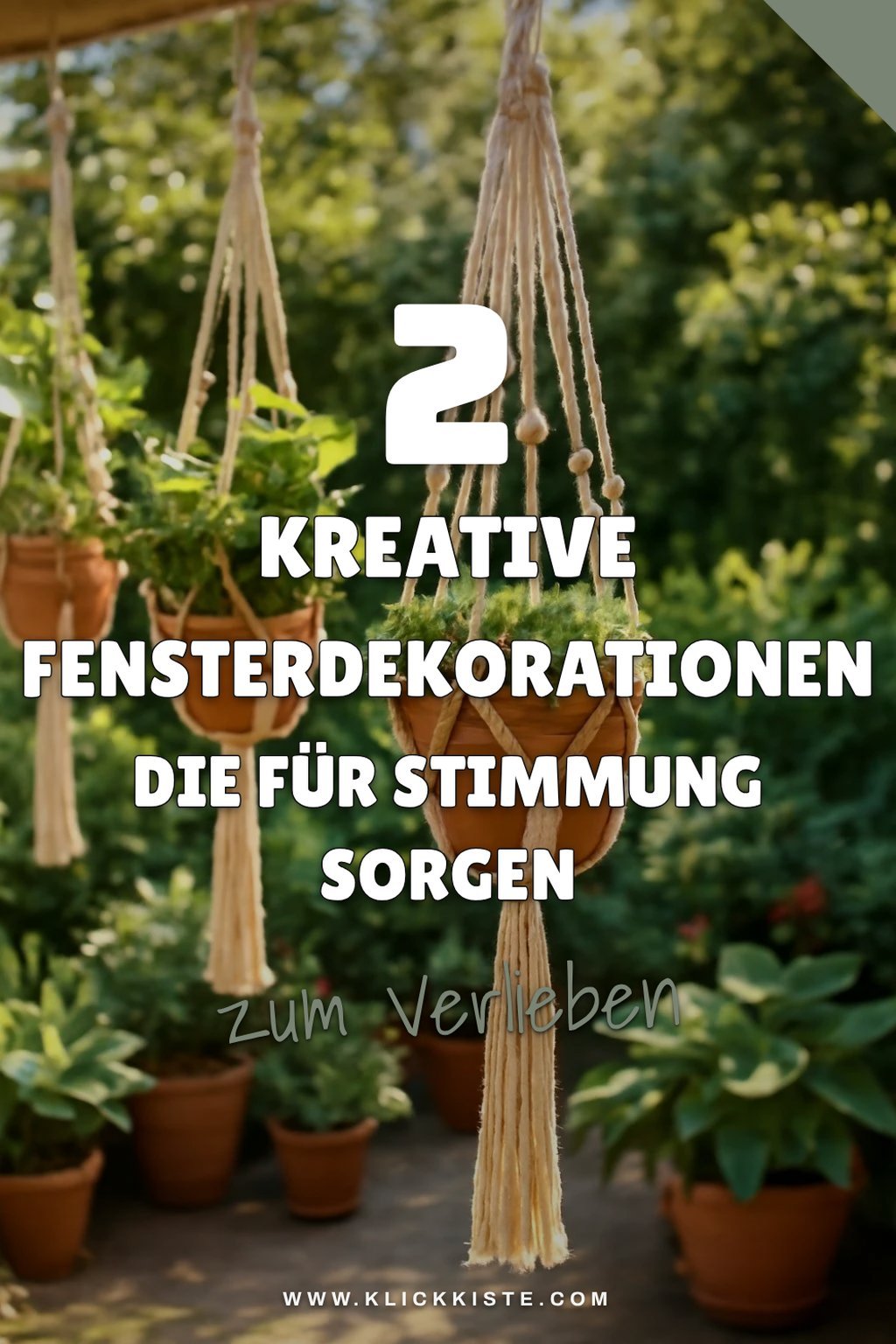 Wie du deine Fenster mit Makramee dekorierst