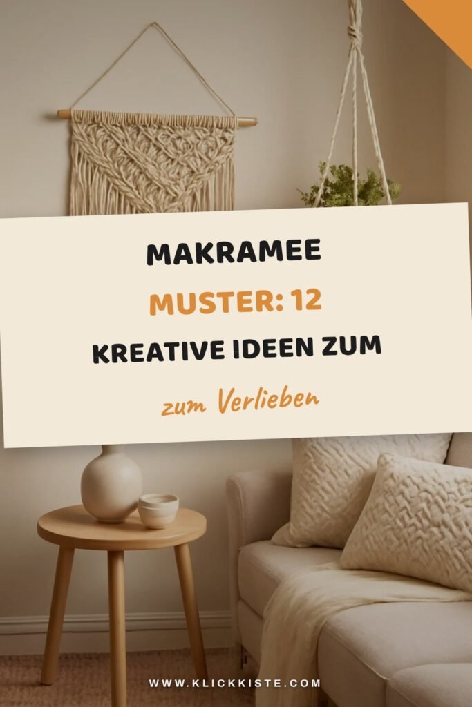 Makramee Muster: 12 kreative Ideen zum Selbermachen
