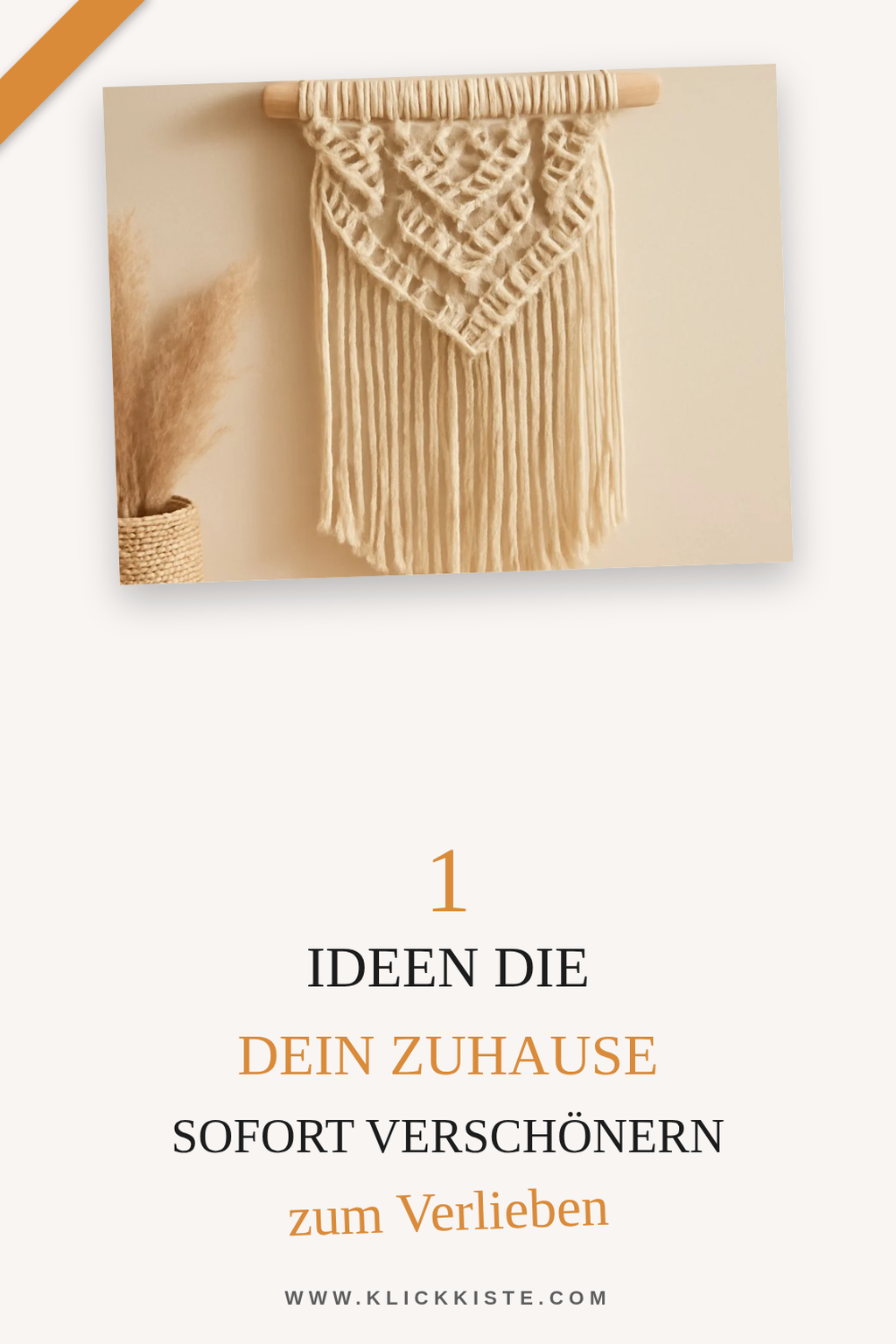 So gestaltest du dein Zuhause mit Makramee in 7 Schritten