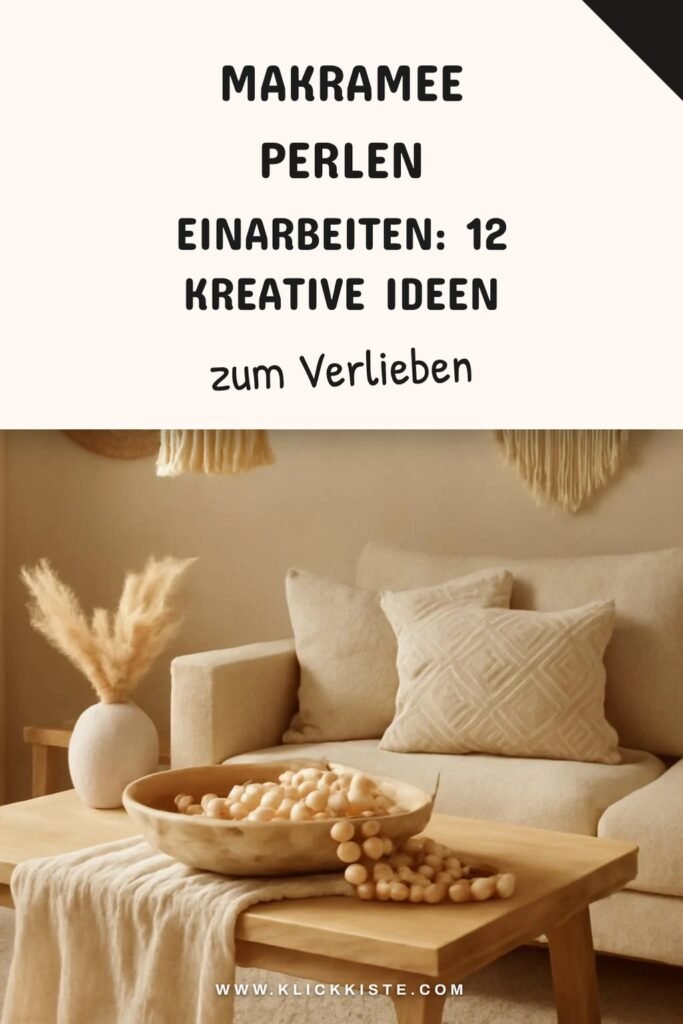 Makramee Perlen Einarbeiten: 12 kreative Ideen zum Selbermachen