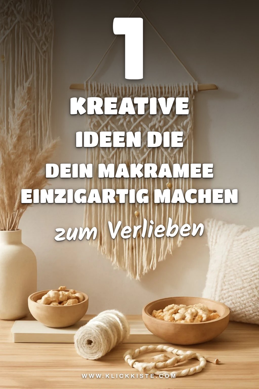 Erwecke deine Makramee-Projekte mit Perlen zum Leben