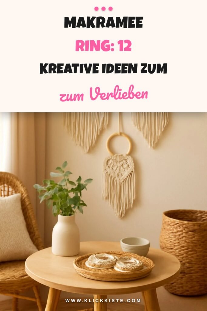 Makramee Ring: 12 kreative Ideen zum Selbermachen