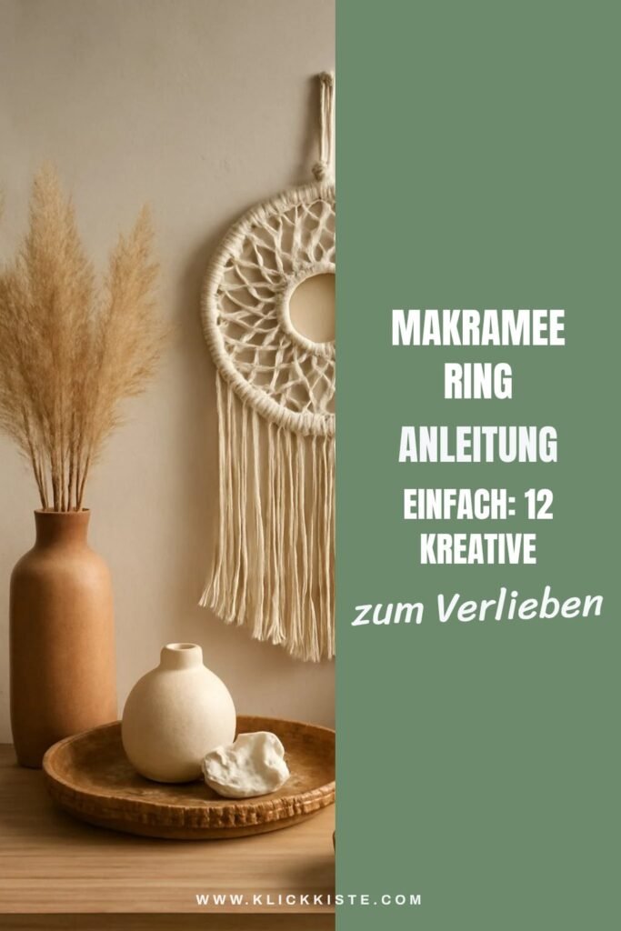 Makramee Ring Anleitung Einfach: 12 kreative Ideen zum Selbermachen