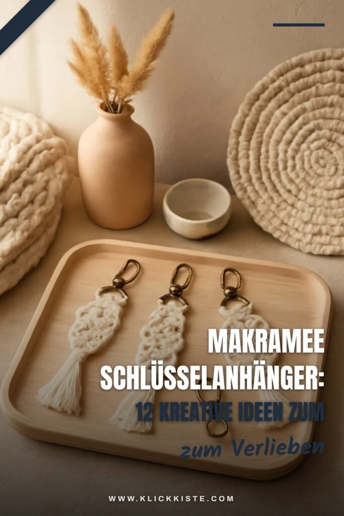Makramee Schlüsselanhänger: 12 kreative Ideen zum Selbermachen