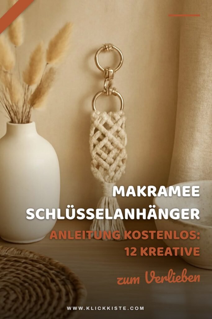 Makramee Schlüsselanhänger Anleitung Kostenlos: 12 kreative Ideen zum Selbermachen