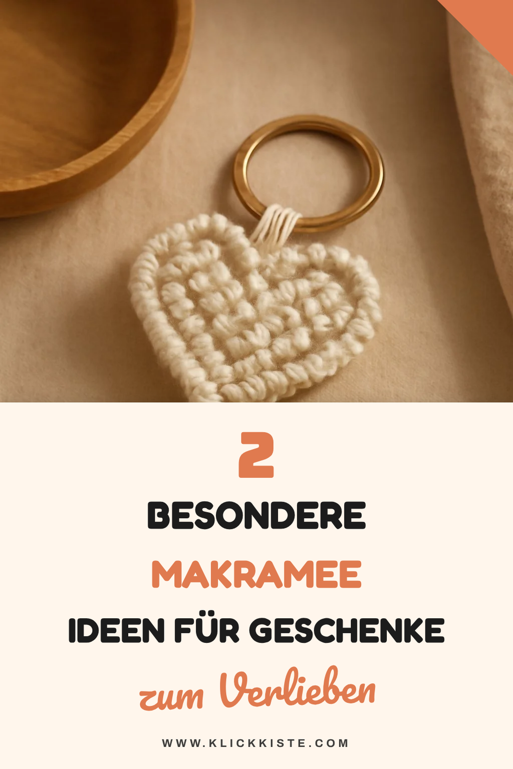 Makramee Schlüsselanhänger für besondere Anlässe