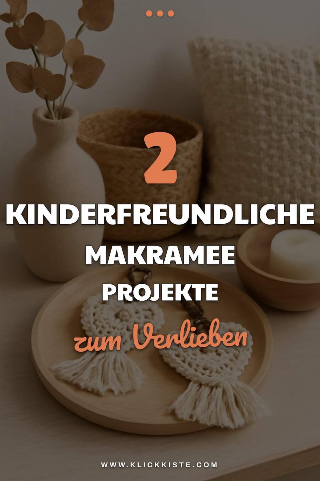 Makramee Schlüsselanhänger für Kinder