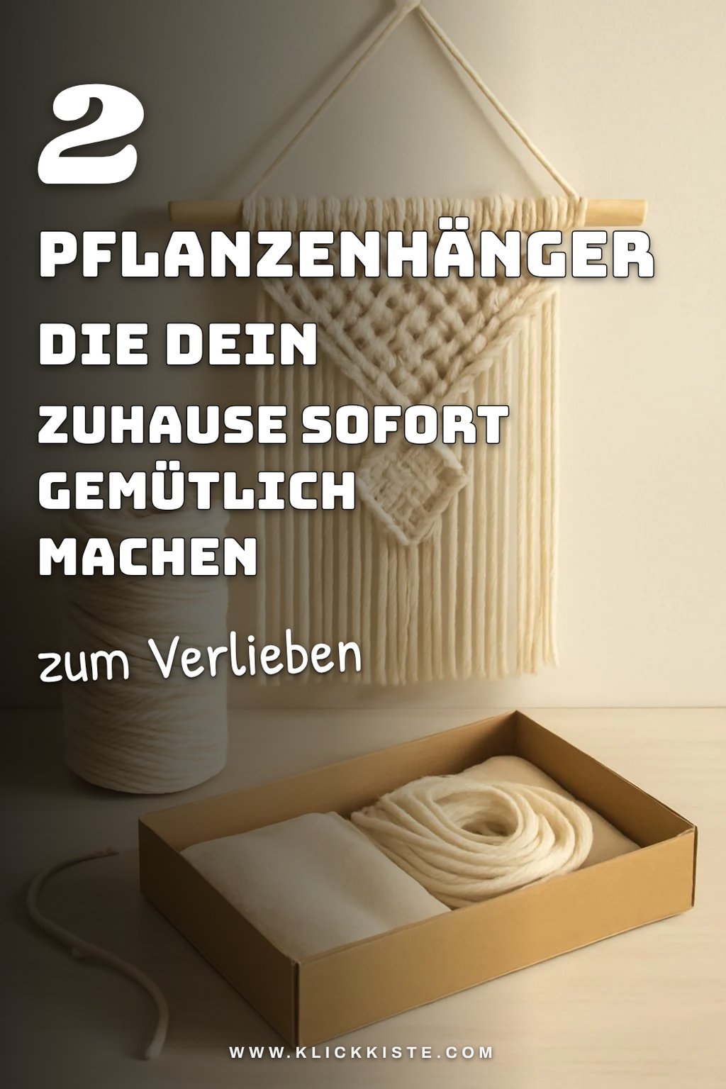 Kreative Ideen für Makramee Pflanzenhänger