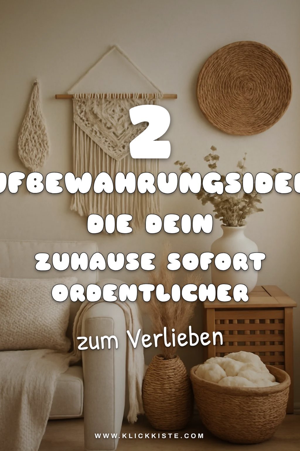 So machst du praktische Makramee Aufbewahrungslösungen